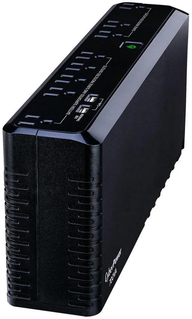 Alt view image 16 of 20 - CYBERPOWER SYSTEMS (USA), INC. SL700U STANDBY, 8 X NEMA 5-15R, NEMA 5-15P W/5 FT CORD, USB CHARGE PORTS, 3YR WTY