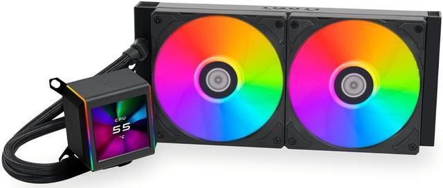 Alt view image 9 of 10 - LIAN LI Galahad II LCD 280 Black Liquid Cooler - GA2ALCD28B