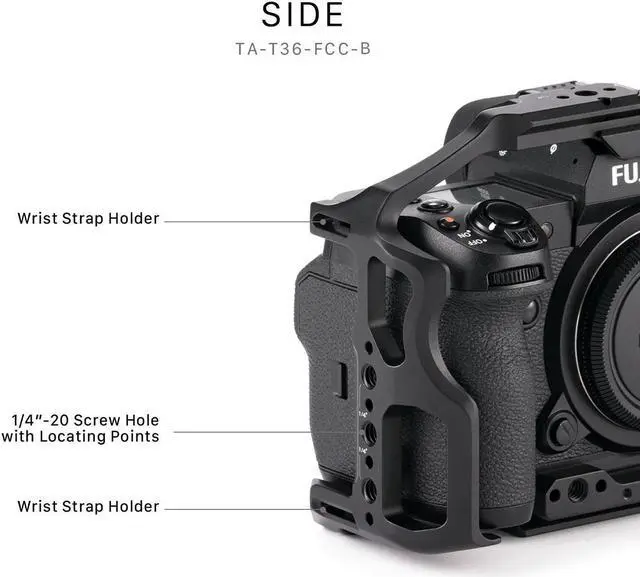 Alt view image 6 of 7 - Tilta Full Camera Cage for Fujifilm X-H2S/X-H2 Basic Kit, Black