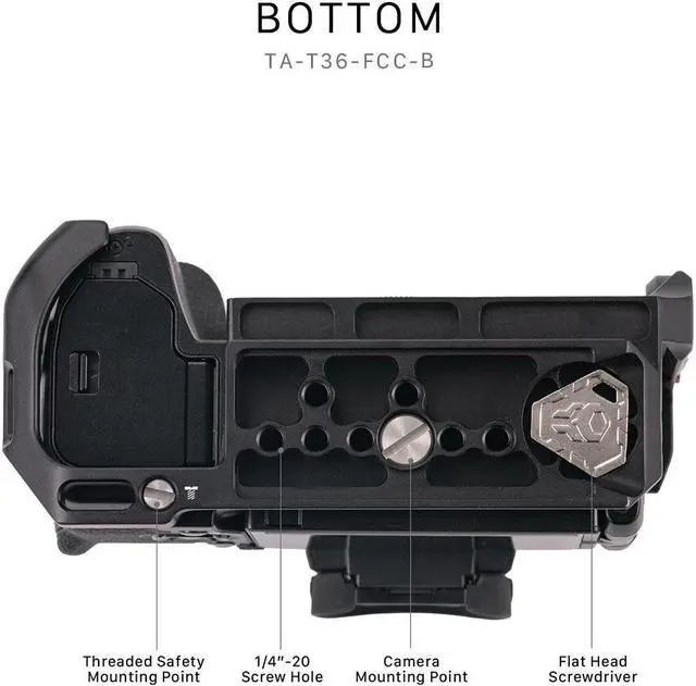Alt view image 7 of 7 - Tilta Full Camera Cage for Fujifilm X-H2S/X-H2 Basic Kit, Black