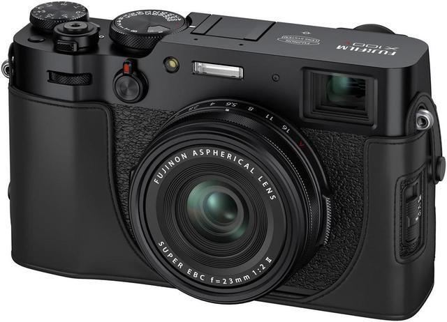 Alt view image 2 of 9 - Fujifilm X100V Leather Case, Black #16652609