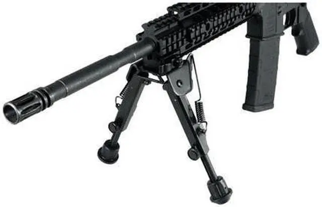 Alt view image 5 of 7 - Leapers UTG Super Duty Op Bi-pod w/ QD Lever Lock, 6.0in.- 8.5in. height TL-BP98