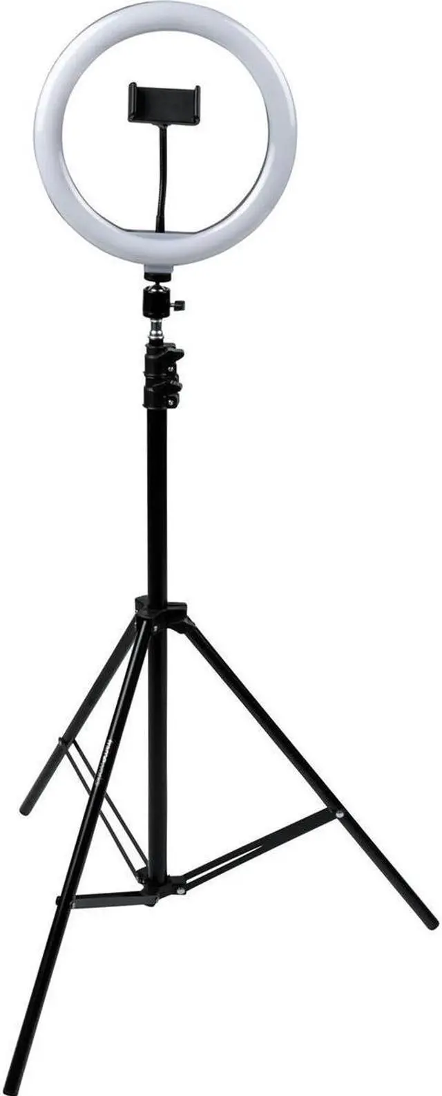 Alt view image 2 of 7 - Gator Cases 10" LED Desktop Ring Light with Stand and Phone Holder