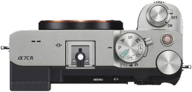 Alt view image 5 of 11 - Sony Alpha 7CR Full-frame Interchangeable Lens Hybrid Camera Body (Silver)
