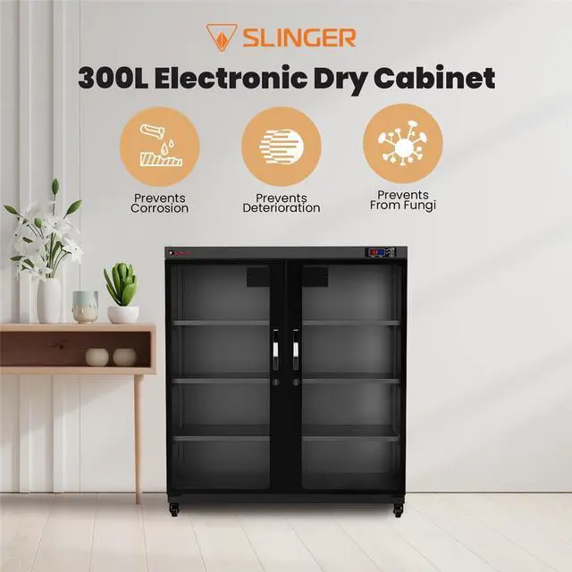 Alt view image 2 of 7 - Slinger Electronic Dry Cabinet with Combination Lock, 300L