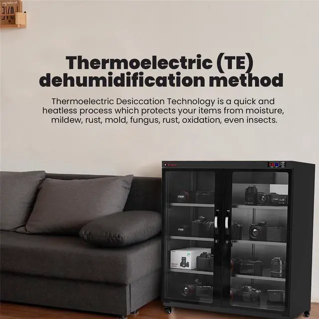Alt view image 3 of 7 - Slinger Electronic Dry Cabinet with Combination Lock, 300L