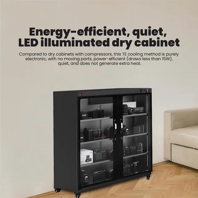 Alt view image 5 of 7 - Slinger Electronic Dry Cabinet with Combination Lock, 300L