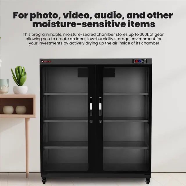 Alt view image 6 of 7 - Slinger Electronic Dry Cabinet with Combination Lock, 300L
