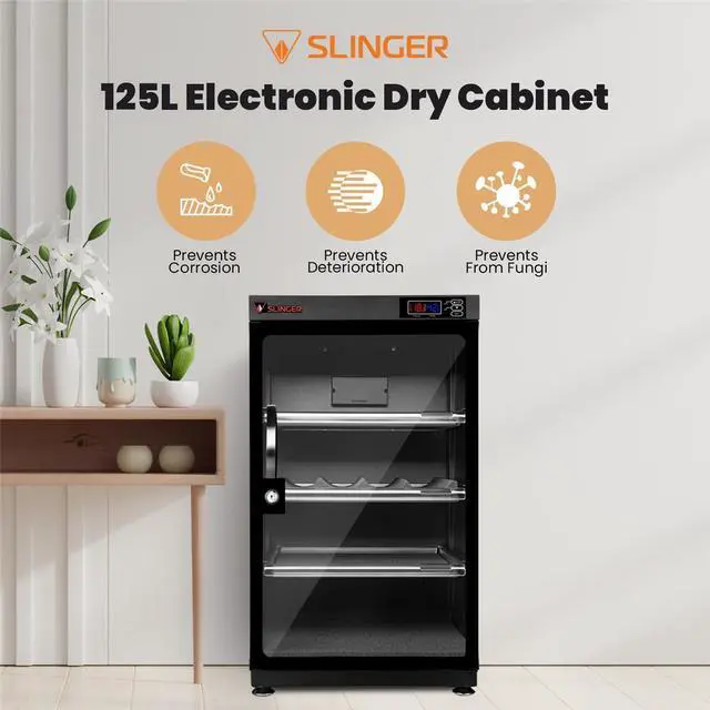 Alt view image 5 of 7 - Slinger Electronic Dry Cabinet with Combination Lock, 90L