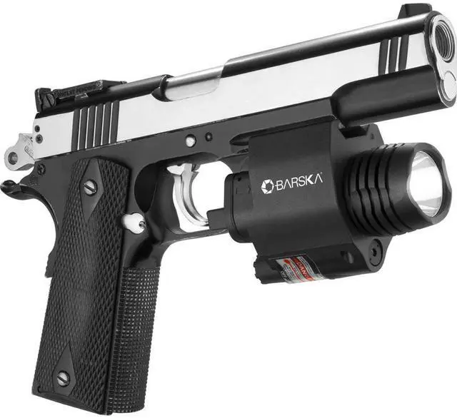 Alt view image 12 of 12 - Second Generation Mount 5mW Red Laser Sight/Flashlight Combo