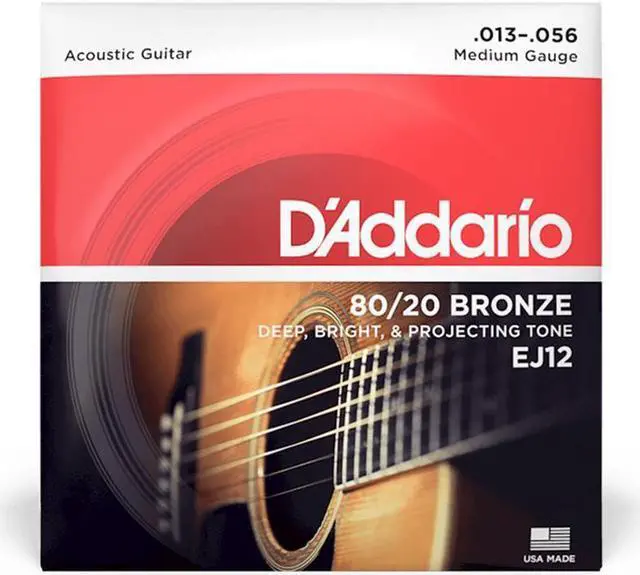 Alt view image 17 of 18 - D'Addario EJ11 80/20 Bronze Acoustic Guitar Strings, Light, 12-53 EJ11 D'ADDARIO