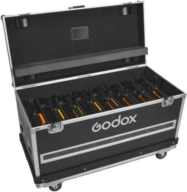 Alt view image 2 of 2 - Godox 8-Light P600Bi Hard-Color LED Heavy-Duty Truck Pack Utility Flight Case