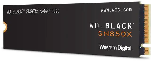 Main image of WD _BLACK SN850X 4TB NVMe PCIe 4.0 x4 M.2 Internal Gaming SSD without Heatsink