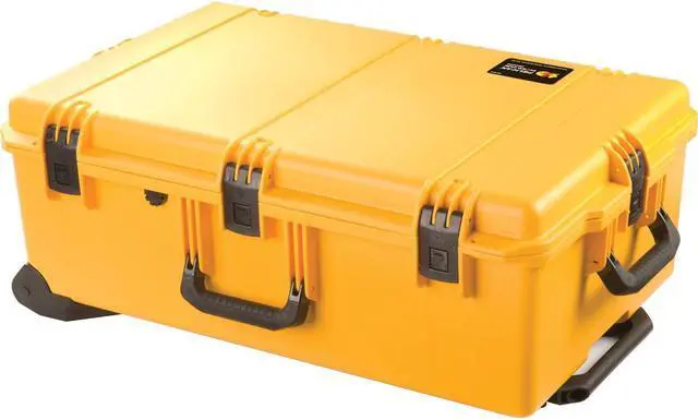 Alt view image 8 of 8 - Pelican Storm Case iM2950 Dry Box w/ Wheels, 31.3x20.4x12.2in, Yellow, No Foam