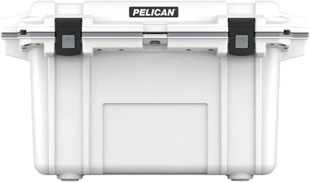 Alt view image 9 of 11 - Pelican(TM) 70Q-1-WHTGRY 70-Quart Elite Cooler (White)