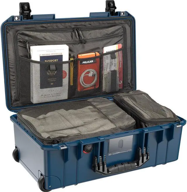 Main image of Pelican 1535TRVL Wheeled Carry-On Air Travel Case with Organizer & Cubes, Indigo