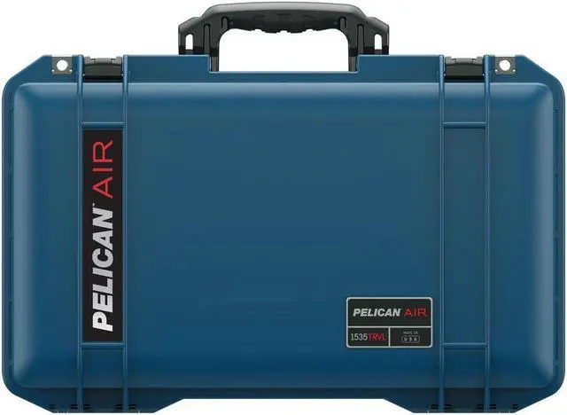 Alt view image 3 of 5 - Pelican 1535TRVL Wheeled Carry-On Air Travel Case with Organizer & Cubes, Indigo