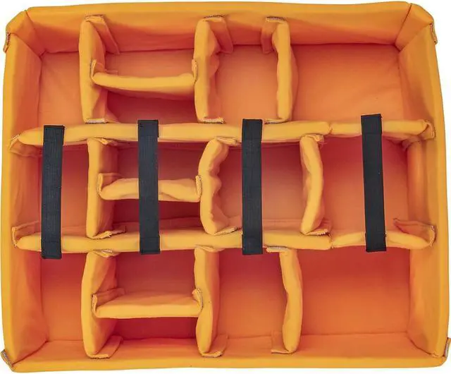 Alt view image 7 of 7 - Pelican Vault V600 Large Equipment Case with Lid Foam and Dividers, Black