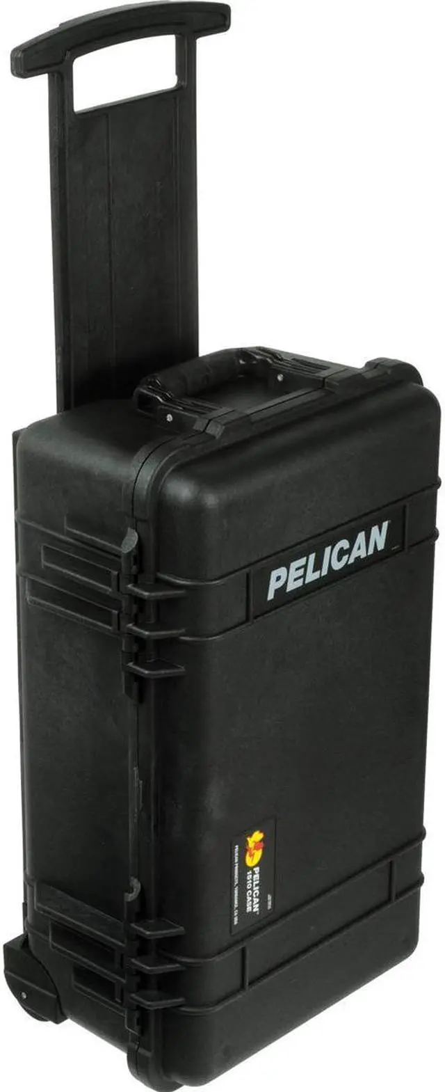 Alt view image 5 of 6 - Pelican 1510 Protector Watertight Wheeled Hard Case without Foam Insert, Bundle with 1510MP Panel Lid Organizer and SPL ModPak Large Storage Pouch, Black
