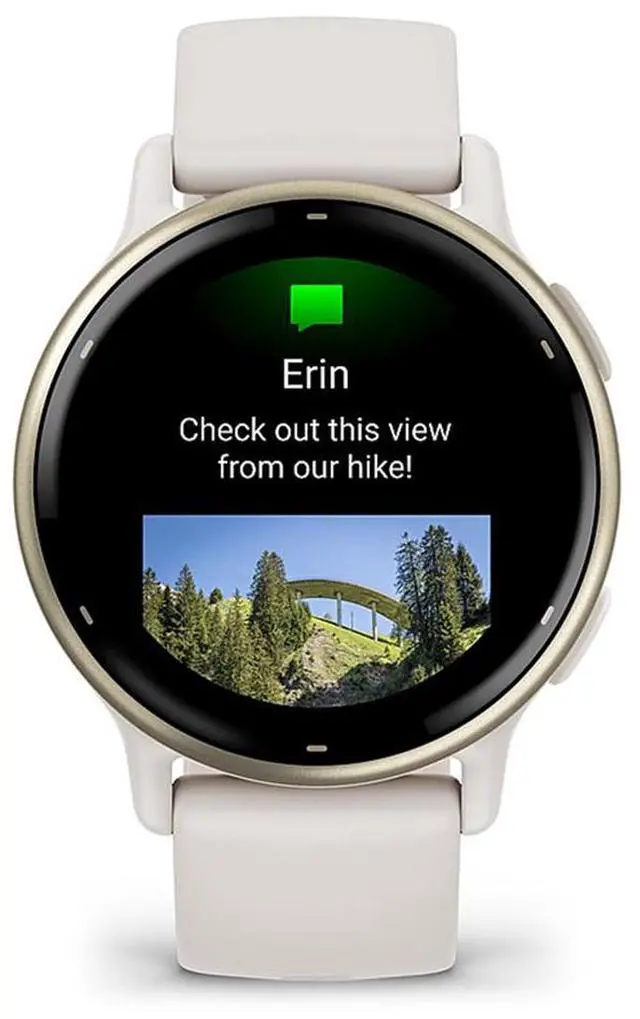 Alt view image 9 of 14 - Garmin vívoactive 5, Health and Fitness GPS Smartwatch (Ivory)