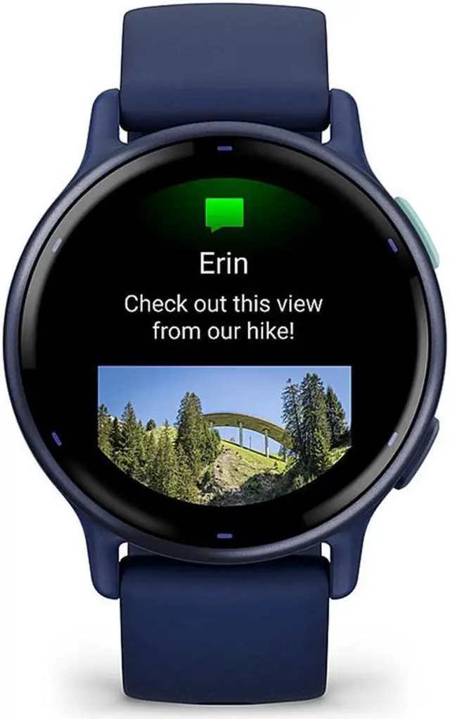 Alt view image 15 of 20 - Garmin vívoactive 5, Health and Fitness GPS Smartwatch (Navy)