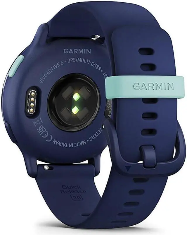 Alt view image 17 of 20 - Garmin vívoactive 5, Health and Fitness GPS Smartwatch (Navy)