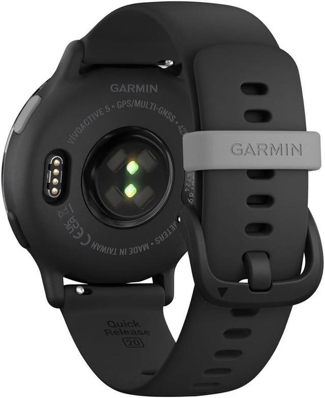 Alt view image 16 of 20 - Garmin vivoactive 5 SPORTS & FITNESS Slate Aluminum Bezel with Black Case and Silicone Band Smartwatch 010-02862-10 - Slate