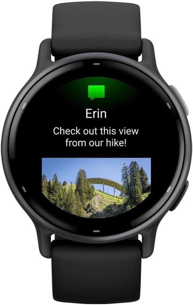 Alt view image 14 of 20 - Garmin vivoactive 5 SPORTS & FITNESS Slate Aluminum Bezel with Black Case and Silicone Band Smartwatch 010-02862-10 - Slate