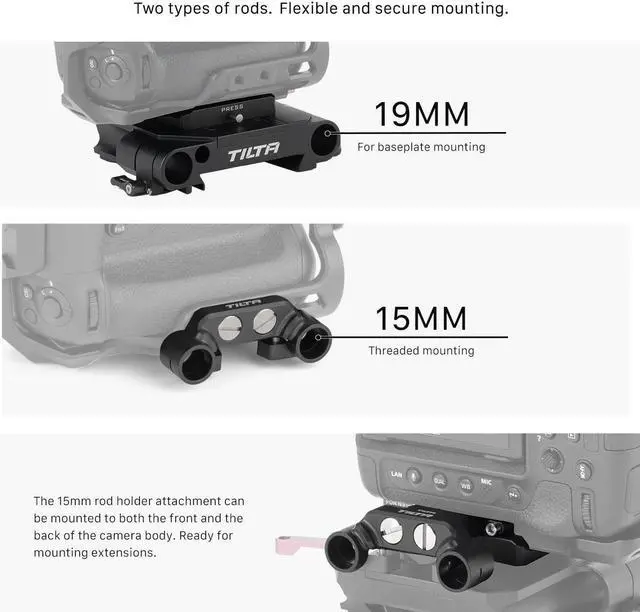 Alt view image 7 of 7 - Tilta Basic Full Camera Cage Kit for Nikon Z9, Black