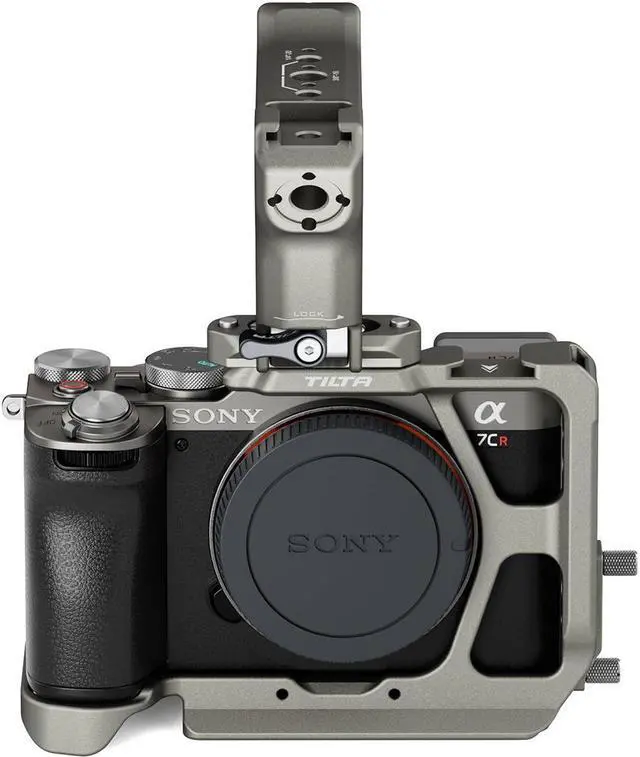 Alt view image 3 of 7 - Tilta Half Camera Cage Lightweight Kit for Sony a7C II / a7C R, Titanium Gray