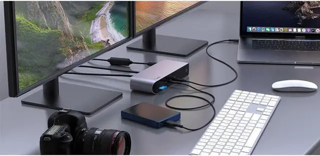 Alt view image 13 of 14 - Belkin Multiport USB-C 90W Docking Station INC006ttSGY