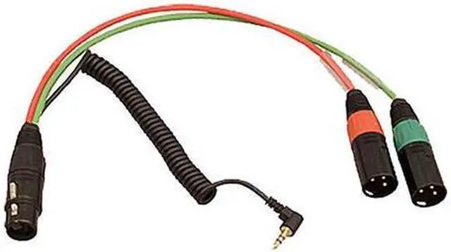 Main image of Ambient Recording Breakout Cable 7-Pin XLR F to Dual 3-Pin XLR M, 3.5mm TRS RA