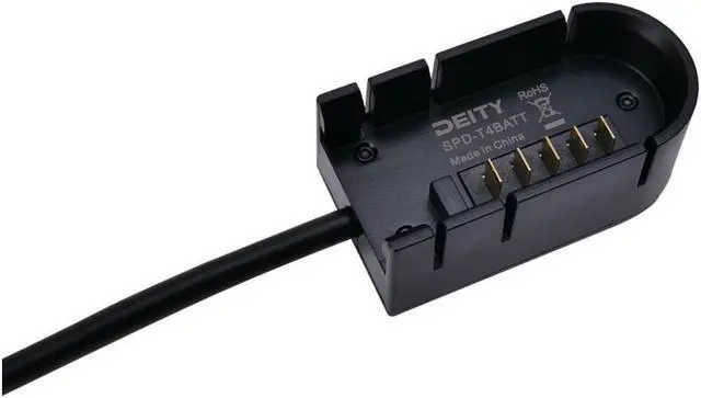 Alt view image 3 of 5 - Deity Microphones SPD-T4BATT TA4F to Hi-Q Battery Cup Smart DC/Data Power Cable