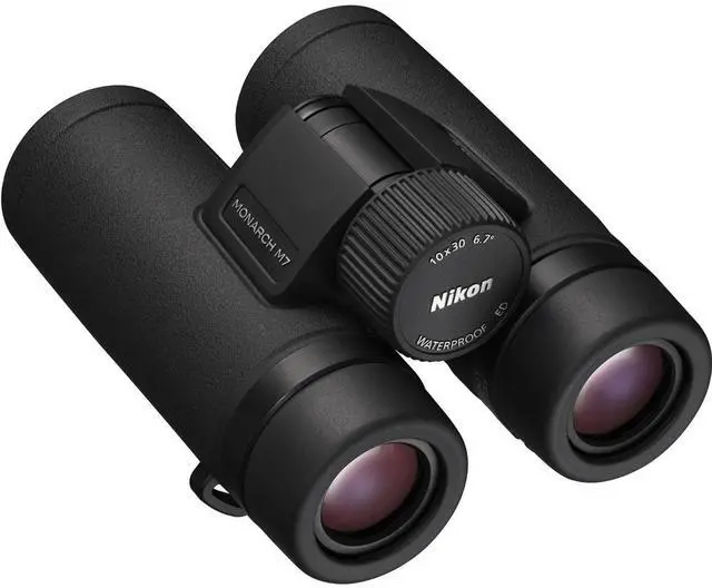 Alt view image 15 of 15 - Nikon Monarch M7 10x30 Binocular | Waterproof, fogproof, Rubber-Armored Compact Binocular with ED Glass & Wide View, Locking Diopter, Limited Official Nikon USA Model