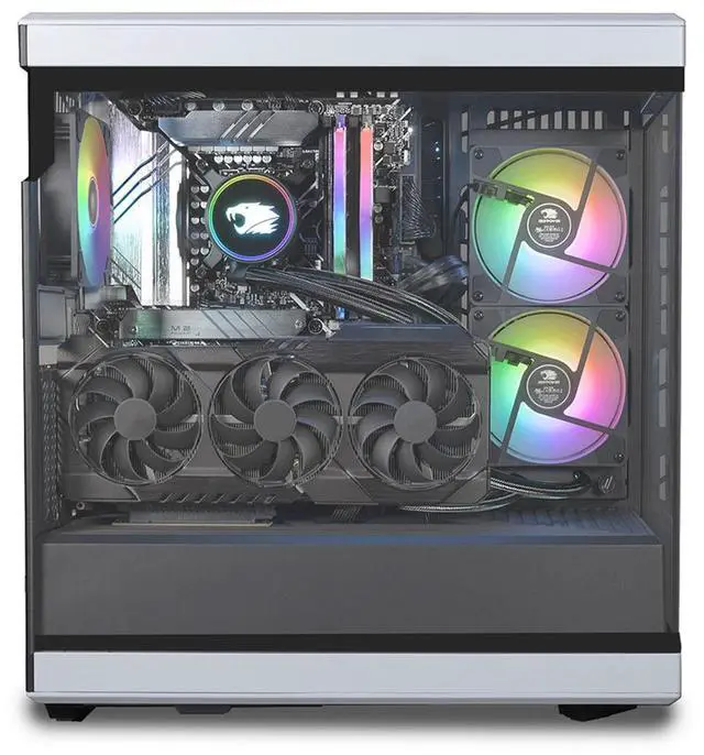 Alt view image 10 of 12 - iBUYPOWER Y40 Gaming Desktop PC, Intel i7-14700KF, NVIDIA GeForce RTX 4070 Ti Super 16GB, 32GB DDR5 RAM, 2TB SSD, Windows 11, PB-Y40WI7N47TS-01