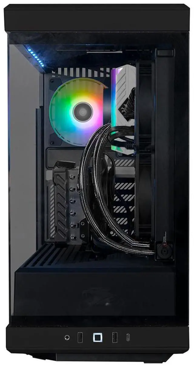Alt view image 8 of 12 - iBUYPOWER Y40 Gaming Desktop PC, Intel i7-14700F, NVIDIA GeForce RTX 4070 Super 12GB, 32GB DDR5 RAM, 2TB SSD, Windows 11, PB-Y40BI7N47S-01