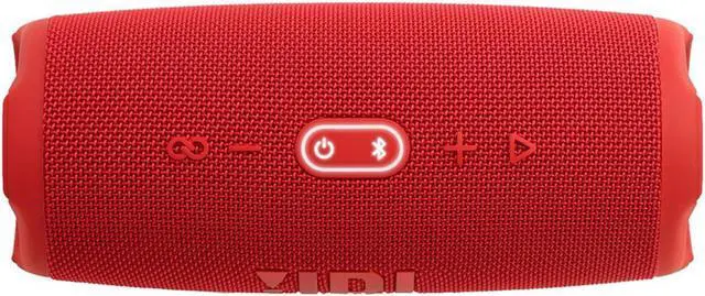 Alt view image 10 of 14 - Charge 5 Waterproof Portable Bluetooth Speaker - Red JBLCHARGE5REDAM