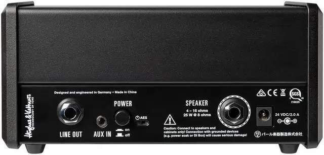 Alt view image 6 of 7 - Hughes & Kettner 50W Spirit of Rock Nano Mini Amplifier Head