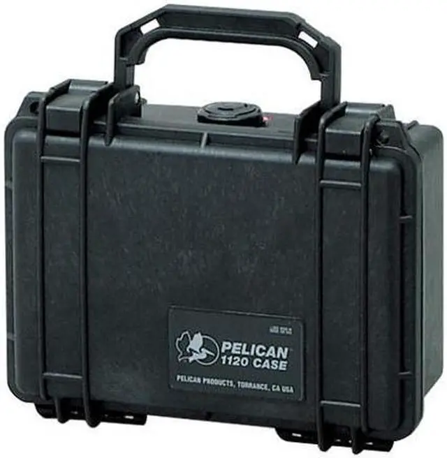 Alt view image 11 of 11 - Pelican 1120-001-110 No Foam Insert Black Protector Case 7.25" x 4.75" x 3.06"