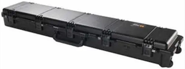 Alt view image 4 of 4 - Pelican iM3410 Wheeled Long Rifle/Shotgun Case with Foam, Black, Bundle with 12x12" Splatter Shooting Target Stickers, 10-Pack
