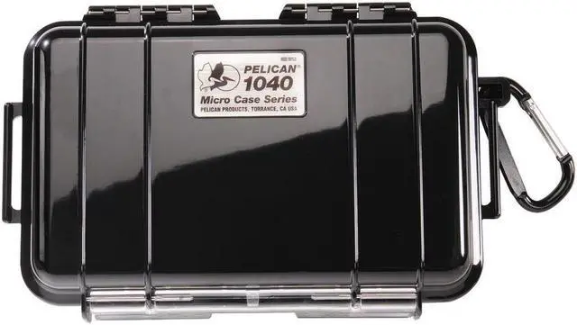 Alt view image 12 of 12 - Pelican Products 1040-025-110 Waterproof Case Black 6 9/16 x 3 15/16 x 1 3/4