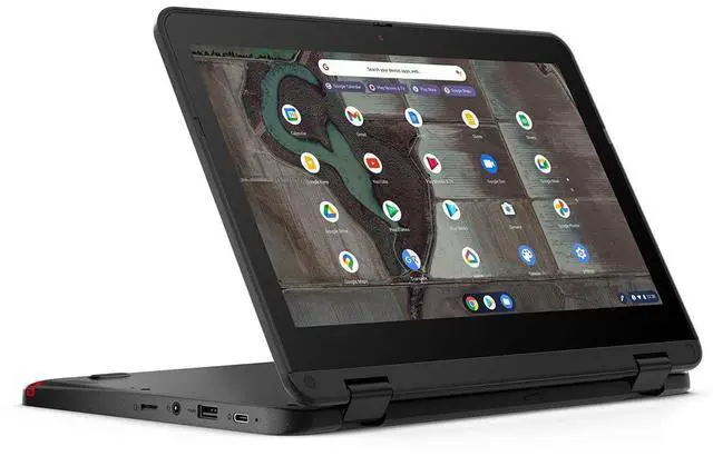 Alt view image 17 of 20 - Lenovo 500e Chromebook Gen 3 11.6" Touch Screen Intel Celeron N4500 Intel UHD Graphics 4GB Memory 32GB Storage Chrome OS 82JB003XUS