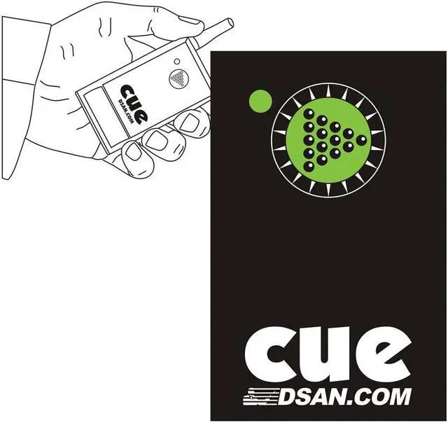 Alt view image 3 of 3 - DSAN 1-Button Wireless Actuator for PerfectCue (Forward) #PC-AS1
