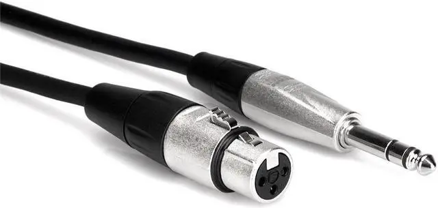 Alt view image 7 of 7 - Pro Audio Cable 50Ft 1/4 TRS To XLR (Female) XLR to 1/4 Balanced Cable