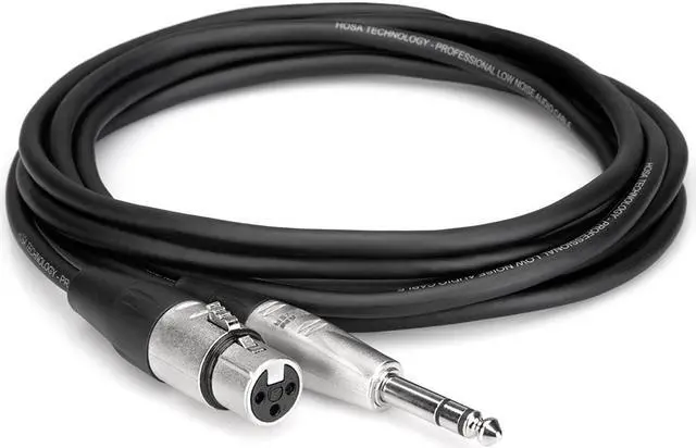 Alt view image 2 of 7 - Pro Audio Cable 50Ft 1/4 TRS To XLR (Female) XLR to 1/4 Balanced Cable