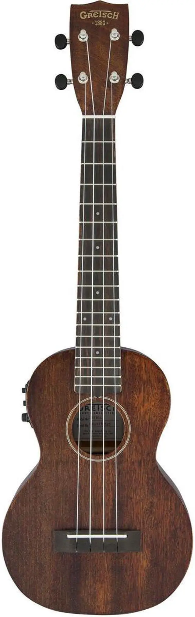 Main image of Gretsch G9110-L A.E. Concert Long-Neck Ukulele, Gig Bag, Vintage Mahogany Stain
