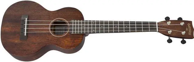 Alt view image 5 of 7 - Gretsch G9110-L A.E. Concert Long-Neck Ukulele, Gig Bag, Vintage Mahogany Stain