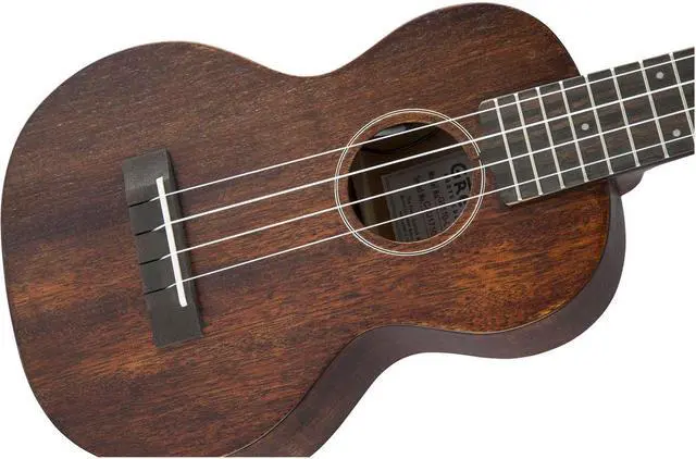 Alt view image 6 of 7 - Gretsch G9110-L A.E. Concert Long-Neck Ukulele, Gig Bag, Vintage Mahogany Stain