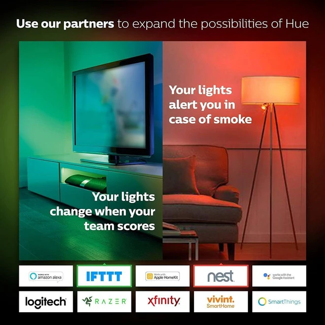 Alt view image 11 of 11 - Philips 458471 Hue Bridge 2 Generation - White