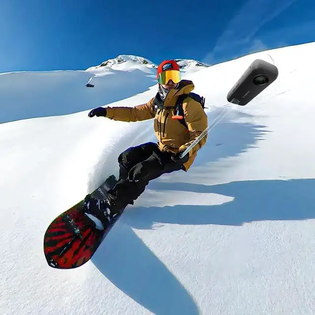 Alt view image 6 of 6 - Insta360 39.3" Carbon Fiber Action Invisible Selfie Stick #CINSAAVV